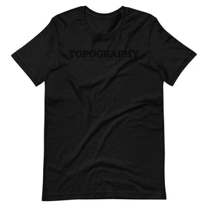 Topo Text Black in Black T-Shirt